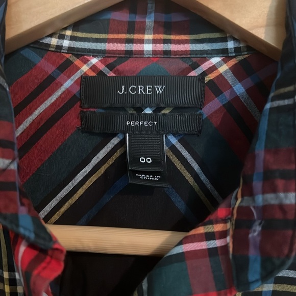 J. Crew Perfect Fit Plaid Button Down Shirt - Picture 2 of 4